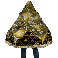 Matariki New Zealand Cloak NZ Niho Taniwha Maori New Year Yellow Galaxy LT14 Unisex Yellow - Polynesian Pride