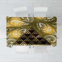 Matariki New Zealand Tablecloth NZ Niho Taniwha Maori New Year Yellow Galaxy