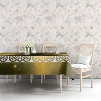 Matariki New Zealand Tablecloth NZ Niho Taniwha Maori New Year Yellow Galaxy