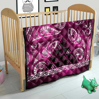 Matariki New Zealand Quilt NZ Niho Taniwha Maori New Year Pink Galaxy LT14 - Polynesian Pride