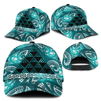 Matariki New Zealand Classic Cap NZ Niho Taniwha Maori New Year Cyan Galaxy LT14 - Polynesian Pride
