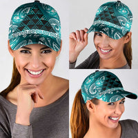 Matariki New Zealand Classic Cap NZ Niho Taniwha Maori New Year Cyan Galaxy LT14 - Polynesian Pride