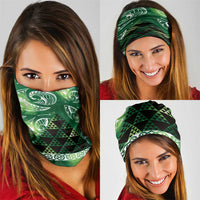 Matariki New Zealand Neck Gaiter NZ Niho Taniwha Maori New Year Green Galaxy