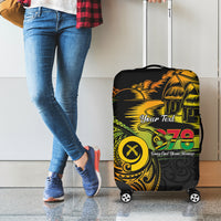 Personalised Vanuatu 678 Luggage Cover Proud To Be A Ni-Van LT14 - Polynesian Pride
