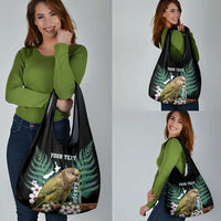 Personalised New Zealand Kakapo Grocery Bag Aotearoa Fern With Manuka