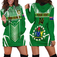 Personalised Cook Islands Football Hoodie Dress Go Kuki Airani Polynesian Sporty Style LT14 - Polynesian Pride