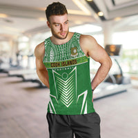 Personalised Cook Islands Football Men Tank Top Go Kuki Airani Polynesian Sporty Style LT14 - Polynesian Pride