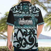 Kia Ora New Zealand Hawaiian Shirt Aotearoa Proud Maori Paua Shell Silver Fern - Polynesian Pride