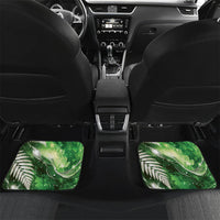 Piwakawaka New Zealand Christmas In July Car Mats NZ Aroha Koru Fern Marble Vibes