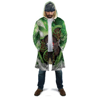 Piwakawaka New Zealand Christmas In July Cloak NZ Aroha Koru Fern Marble Vibes