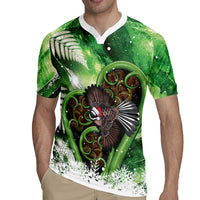 Piwakawaka New Zealand Christmas In July Rugby Jersey NZ Aroha Koru Fern Marble Vibes