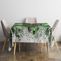 Piwakawaka New Zealand Christmas In July Tablecloth NZ Aroha Koru Fern Marble Vibes