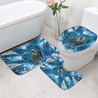 Tui Bird New Zealand Christmas In July Bathroom Set NZ Aroha Koru Fern Marble Vibes