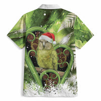 Kakapo New Zealand Christmas In July Hawaiian Shirt NZ Aroha Koru Fern Marble Vibes LT14 - Polynesian Pride