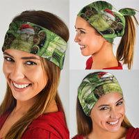 Kakapo New Zealand Christmas In July Neck Gaiter NZ Aroha Koru Fern Marble Vibes