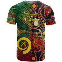 Vanuatu and Australia T Shirt Vanuatuan Polynesian Mix Aussie Aboriginal Art LT14 - Polynesian Pride