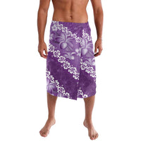 Vintage Purple Polynesia Lavalava Plumeria With Hibiscus Tropical Vibes