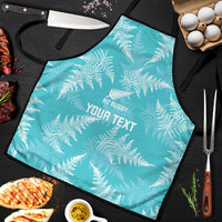 New Zealand Silver Fern Rugby Custom Apron Go Aotearoa Champions Turquoise Version - Polynesian Pride