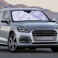 New Zealand Silver Fern Rugby Custom Auto Sun Shade Go Aotearoa Champions Purple Version - Polynesian Pride