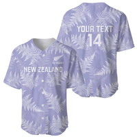 New Zealand Silver Fern Rugby Custom Baseball Jersey Go Aotearoa Champions Purple Version - Polynesian Pride