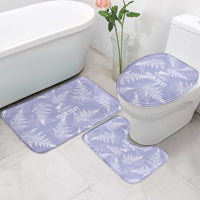 New Zealand Silver Fern Rugby Custom Bathroom Set Go Aotearoa Champions Purple Version - Polynesian Pride