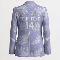 New Zealand Silver Fern Rugby Custom Blazer Go Aotearoa Champions Purple Version - Polynesian Pride