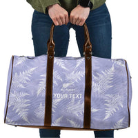 New Zealand Silver Fern Rugby Custom Travel Bag Go Aotearoa Champions Purple Version - Polynesian Pride