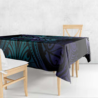 Suicide Prevention New Zealand Tablecloth Aotearoa Maori Butterfly Mix Silver Fern - Polynesian Pride