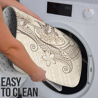 Beige Hawaii Bathroom Set Hammerhead Shark Tattoo Curve Polynesian - Polynesian Pride