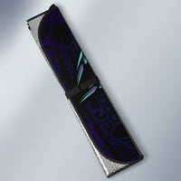 Personalised Polynesia Suicide Prevention Month Auto Sun Shade Brave Strong Butterfly Teal Purple Ribbon