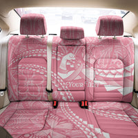 Personalised Polynesia Breast Cancer Awareness Back Car Seat Cover Brave Strong Butterfly Pink Ribbon