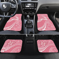 Personalised Polynesia Breast Cancer Awareness Car Mats Brave Strong Butterfly Pink Ribbon