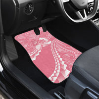Personalised Polynesia Breast Cancer Awareness Car Mats Brave Strong Butterfly Pink Ribbon