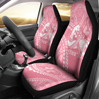 Personalised Polynesia Breast Cancer Awareness Car Seat Cover Brave Strong Butterfly Pink Ribbon
