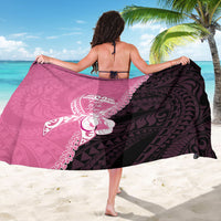 Polynesia Breast Cancer Awareness Sarong Fight With Hope Pink Ribbon Boxing Gloves