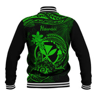 hawaii-baseball-jacket-shaka-tattoo-mix-polynesian-plumeria-green-version