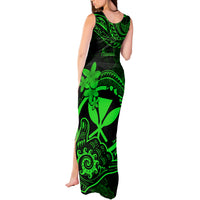 hawaii-tank-maxi-dress-shaka-tattoo-mix-polynesian-plumeria-green-version