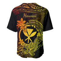 Hawaii Baseball Jersey Hammerhead Shark Tattoo Mix Polynesian Plumeria Reggae Version LT14 - Polynesian Pride