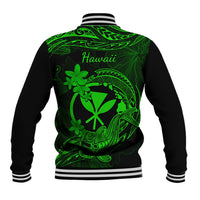 hawaii-baseball-jacket-hammerhead-shark-tattoo-mix-polynesian-plumeria-green-version