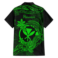 hawaii-kid-hawaiian-shirt-hammerhead-shark-tattoo-mix-polynesian-plumeria-green-version
