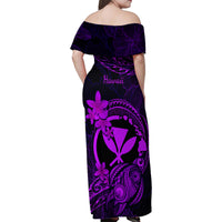 hawaii-family-matching-off-shoulder-maxi-dress-and-hawaiian-shirt-turtle-mix-polynesian-plumeria-purple-version