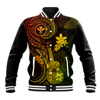hawaii-baseball-jacket-ukulele-mix-polynesian-plumeria-reggae-version