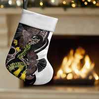 New Zealand Valentines Day Christmas Stocking Piwakawaka Lovers Maori Koru Tattoo - Polynesian Pride