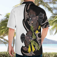 New Zealand Valentines Day Hawaiian Shirt Piwakawaka Lovers Maori Koru Tattoo - Polynesian Pride
