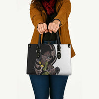 New Zealand Valentines Day Leather Bag Piwakawaka Lovers Maori Koru Tattoo - Polynesian Pride