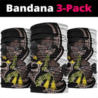 New Zealand Valentines Day Neck Gaiter Piwakawaka Lovers Maori Koru Tattoo - Polynesian Pride