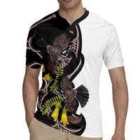 New Zealand Valentines Day Rugby Jersey Piwakawaka Lovers Maori Koru Tattoo - Polynesian Pride