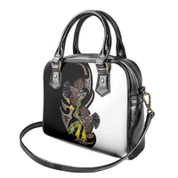 New Zealand Valentines Day Shoulder Handbag Piwakawaka Lovers Maori Koru Tattoo - Polynesian Pride