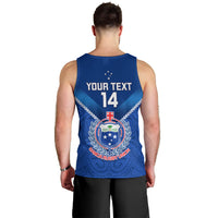Custom Samoa Rugby Men Tank Top 2023 Go Manu Samoa LT14 - Polynesian Pride