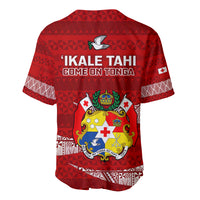 Tonga Rugby Baseball Jersey 2023 Ikale Tahi Tongan Ngatu Pattern LT14 - Polynesian Pride